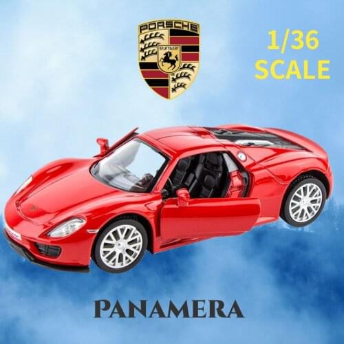 1/36 Porsche Panamera Metal Vehicle Diecast Pull Back Cars Model Toys for Boy Collection Xmas Gift Office Home Decoration