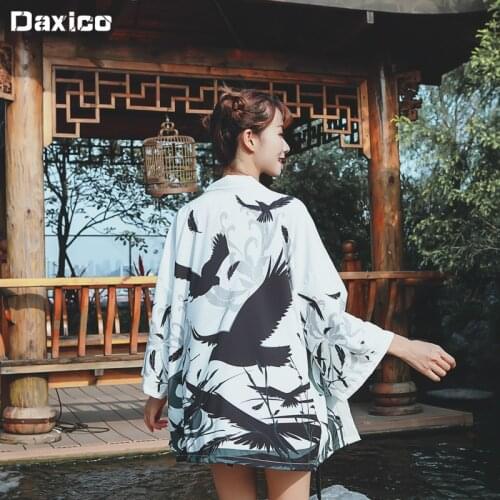 Man Japanese Outfits Kimono Cardigan Women Yukata Female Chinese Kimono Haori Obi Harajuku Kawaii Clothing Blouse Shirt