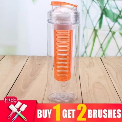 My 900ml Plastic Juice Sports Lemon Gourd Water Bottle Drinkware Tour Portable Fruit Infusing Infuser Eco Friendly Jug Bottles