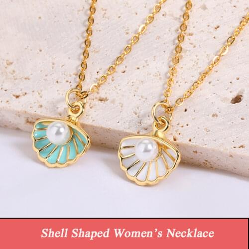 Bohemian Womens Multicolor Beads Handmade Necklaces For Women Boho Fashion Glass Mushroom Pendant Necklace Ladies Jewelry Gift