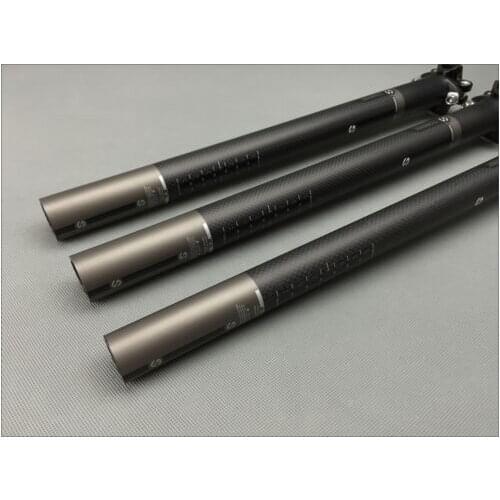 Matte black 27.2 / 30.4 / 30.8mm / 31.6mm TOSEEK full 3K carbon fiber bike rear seatpost 350 / 400mm