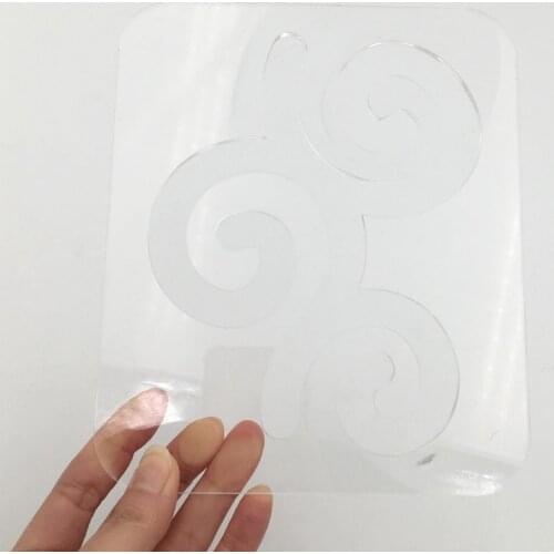 Clear Template Tools Sewing Acrylic Rulers Quilting Template Stencil for DIY