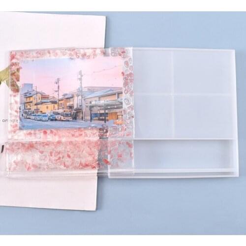 DIY Photo Frame Silicone Mold Resin Mold for Crystal Epoxy Resin Picture Display Frame Jewelry Making Tools Resin Casting Molds