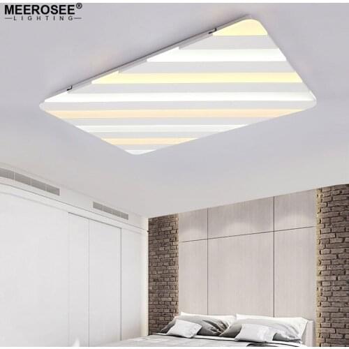 Modern Led Ceiling Light Rectangle Lamp For Living Dining Room Alternative Light Color Ceiling Lamp Lustre Luminaires Lighting