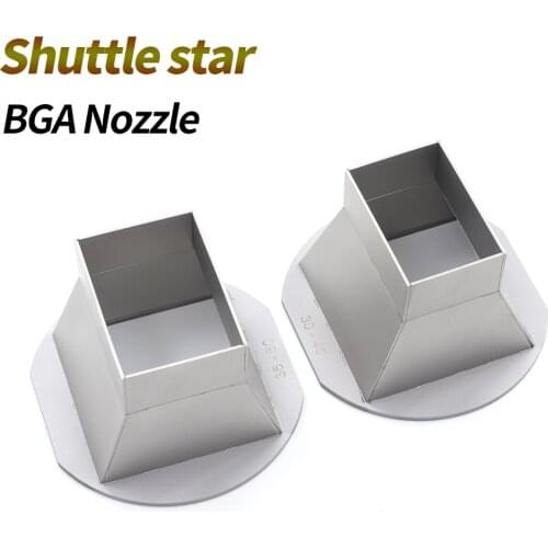 Shuttle star BGA nozzle 85mm large disc nozzle Rework station hot air gun head for SP360C SP380II titanium alloy material