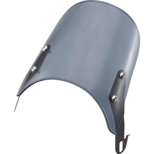 5-7" Retro Cafe Racer Windshield Wind Deflector Smoke Visor For Yamaha Harley XL Yamaha XJ Suzuki GSX Bobber Scramble Universal