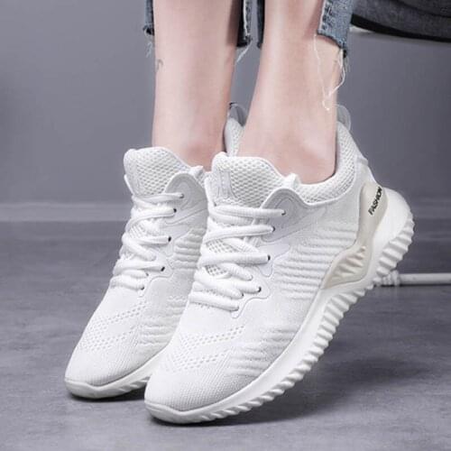 VTOTA Sneakers Women Mesh Lace Up Platform White Chunky Basket Female Sneakers New Casual Walking Shoes Wedges Shoes For Women