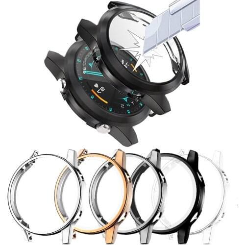 Case For Huawei Watch GT 2 46mm/2e/2 Pro/Fit Screen Full Coverage Screen Protector Shell Bumper For honor magic watch 2 46mm