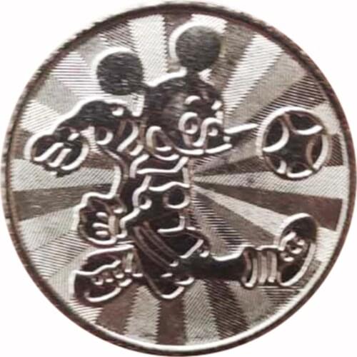 10pcs 25*1.85mm Stainless Steel Lovely Arcade Game Token Coins