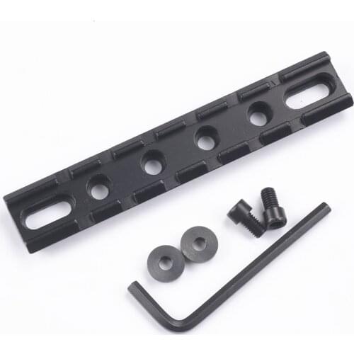 115MM Long Hunting Rifle Scope Flashlight Laser Picatinny Rail RIS 20mm Standard Weaver Rail Picatinny Mount Base Caza