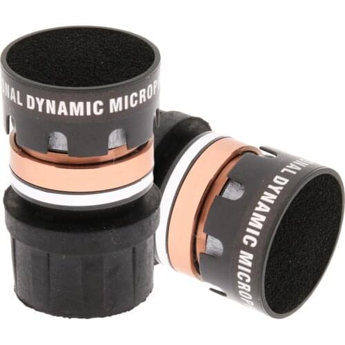2x Unidirectional Dynamic Microphone Cartridge Core MIC Capsule