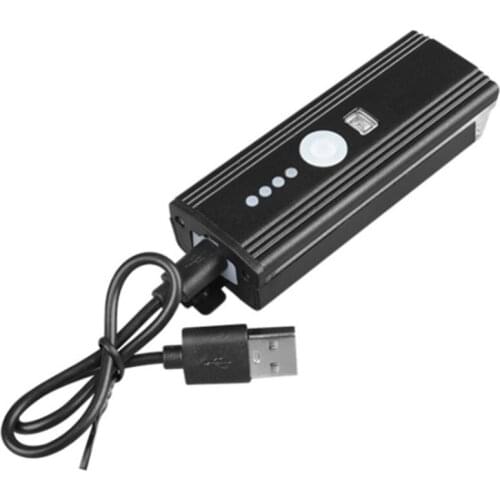 300 Lumen Flashlight for Bicycle Smart Bike Light Horn USB Chargeable MTB Front Lamp Cycling Headlight Bike Accessories