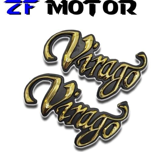 3D Motorcycle Emblem Badge Gas Fuel Oil Tank Decals Stickers For Yamaha Virago XV700 XV535 XV400 XV250 XV125 Motorbike cover