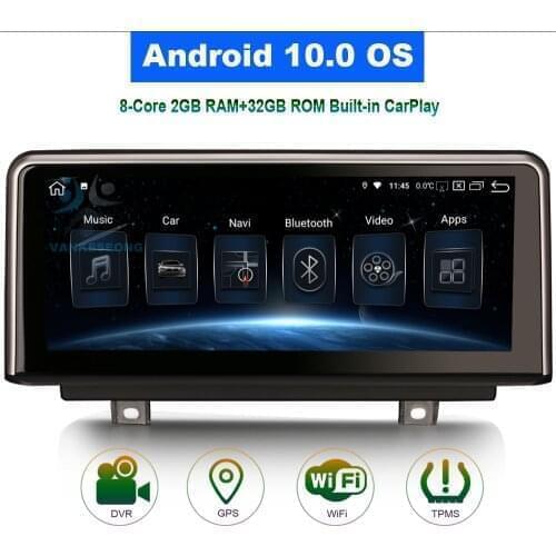 10.25" Android 10 CarPlay GPS Navi IPS Car Radio Multimedia Player USB BT WIFI for BMW 3 series F30 F31 F34 M3 F80