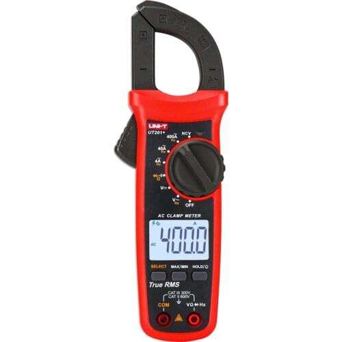 True RMS Digital Clamp Meter Multimeter UT201+/UT202+/UT202A+/UT203+/UT204+ DMM Current Voltage Capacitance Resistance Tester