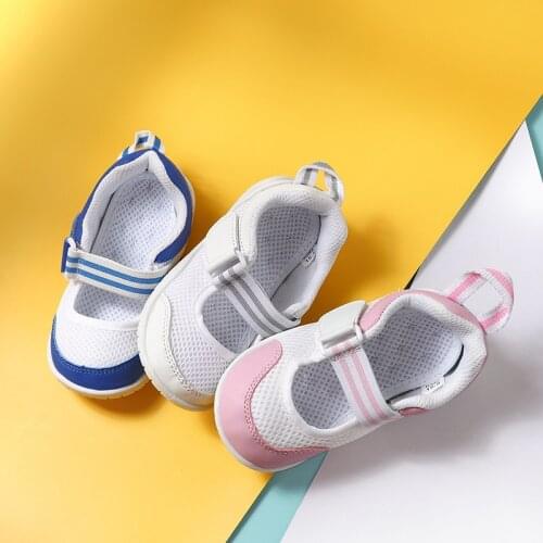 Japan Style Kids Boys Girls Shoes Casual Mesh Breathable Rubber Soft Sole Comfortable Children Baby Spring Autumn Shoes New 2021