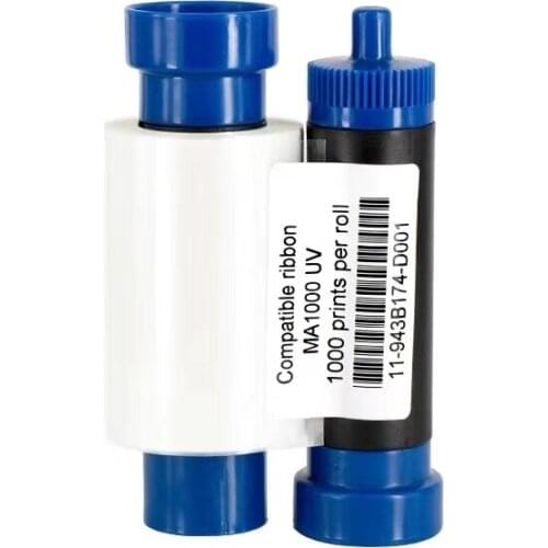 Ekarwelt ribbon Compatible MA1000-UV blue green red Ribbon 1000 prints/roll for Magicard Enduro Enduro3E Uno Enduro 3E Duo