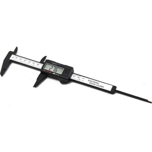 New Arrival 0-150mm 6 Inch LCD Digital Electronic Carbon Fiber Vernier Caliper Gauge Micrometer Measuring Tool