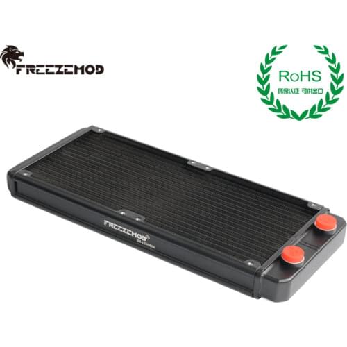 FREEZEMOD water cooling aluminum radiator beauty medical heat sink threaded port ROHS certification .SR-L240G14