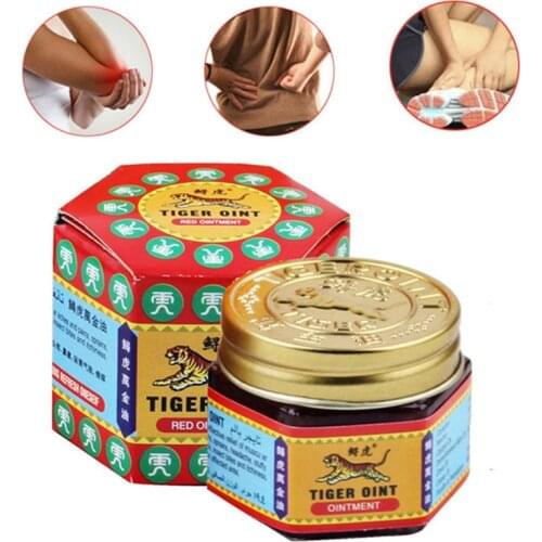 Red White Tiger Balm Ointment For Headache Toothache Stomachache Painkiller Tool