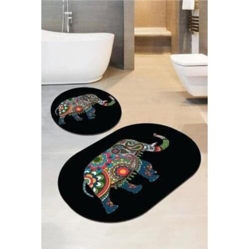 Colorful Elephant Pattern 2'li Mop