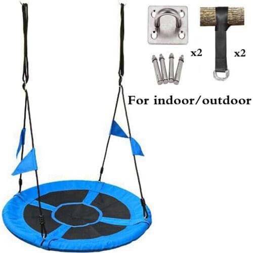 Swing Round Tree Net, Adjustable Oxford Cloth Climbing And Shaking Patio Furniture for Children Leisure Outdoor Indoor Sling Toy