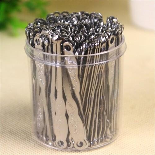 100PCS Ear Wax Pickers Set Stainless Steel Earpick Wax Remover Curette Ear Pick Cleaner Ear Cleaner Spoon Care Ear Clean Tool