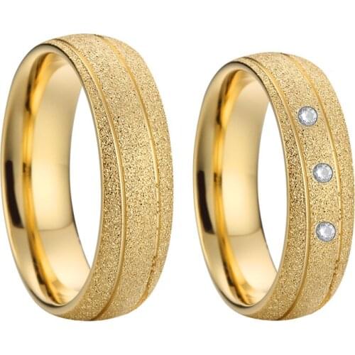 2019 latest jewellery design couple gold filled rings and wedding bands 8mm Alliance love rings for men and women