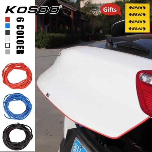 KOSOO Car Door Edge Side Scratch Crash Strip Protection Sticker Decal For Dacia Duster Sandero Lodgy Logan Dokker Auto Styling