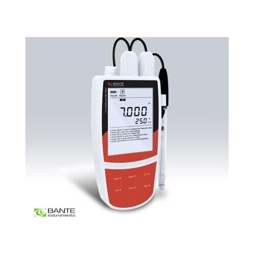 Shanghai special BANTE221 portable pH/mV/ORP/oC/oF meter portable pH meter outlet