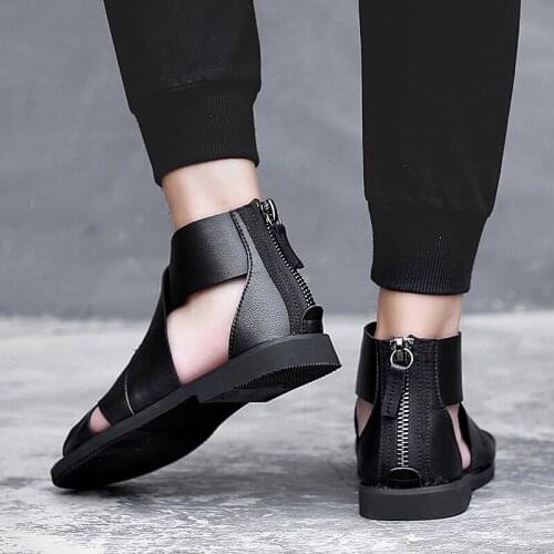 Sandalias Playa Hombre Summer Men Sandals Sandalle Homme Sandalias Romanas Sandal Shoes Mens Outdoor Leather Sandale Sandles