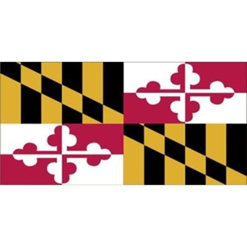 Modern US Maryland State Flag Microfiber Sport Towel Classic Flag Quick-Drying Beach Travel Pool Towels for Adult Birthday Gifts