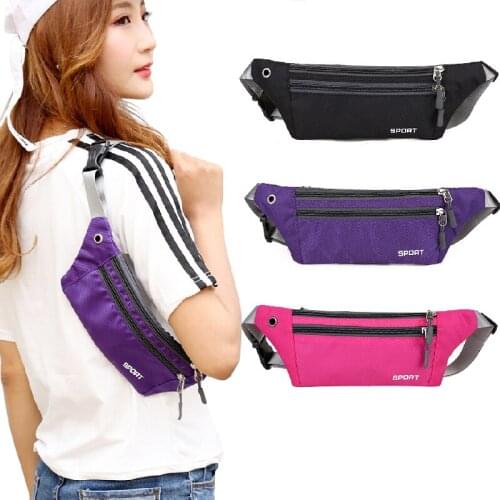 Running Bag Waterproof Sports Chest Shoulder Bag Unisex Mini Waist Bag Fanny Bag Messenger Wallet Belt Colorful Travel Phone Bag