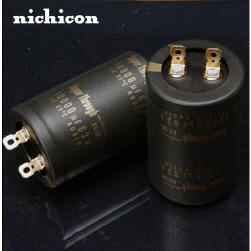 WEILIANG AUDIO nichicon KG Super through capacitor for audio 10000uf/63V Japanese original