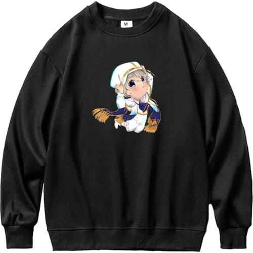 Obey Me Shall We Date Manga Hoodie Female Oversized Crewneck Hoodies Cute Harajuku Fleece Sweatshirts Winter Clothes Women