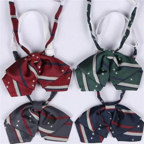 Jk Uniform Bow Tie Collar School Uniform Student Bow Tie Business Wear Bank Flight Attendant Hotel Lady Harajuku Japanese Collar