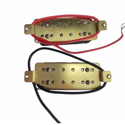 High Output Guitar Pickup Double Coil Humbucker Pickups Neck and Bridge Set Black