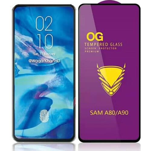 Golden armor Tempered Glass For Samsung Galaxy A01 A11 A21 A31 A41 A51 A71 A81 A91 M 51 Screen Protector Film Protective Glass