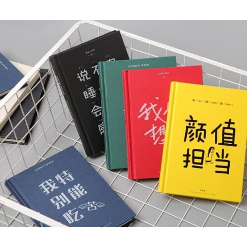 1pcs Creative Warmhearted Redbook Handbook Notepad School Supplies