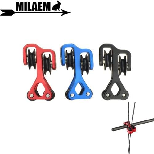 1pc Archery Roller Cable Slide String Separator Vice Strings Protector Pulley Compound Bow Outdoor Sports Shooting Accessories