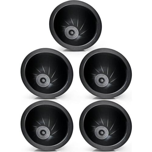 5Pcs/Set Disposable Refillable Coffee Filter Cup Capsule for Nespresso Vertuo