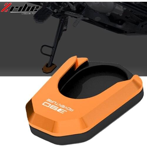 Motorcycle Aluminum Accessories 390 Adventure Kickstand Enlarge Plate Side Stand Extension Pad For 390 ADV Adventure 2019-2021