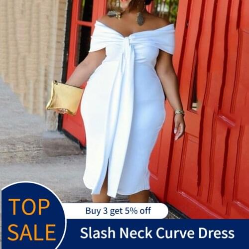 White Bodycon Dress Summer Sexy Plung Neck Party Birthday Christmas Midi Femme Vestiods Casual African Robe Night plus size