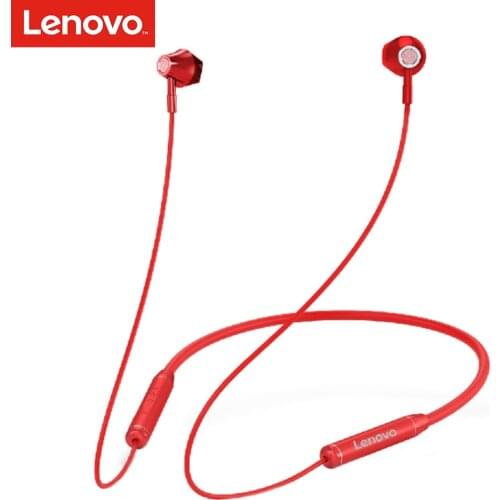 Lenovo HE06 Wireless Earphones Bluetooth 5.0 Earbuds with Mic Stereo Headphones for Gym Running Sports Headset for iOS Android