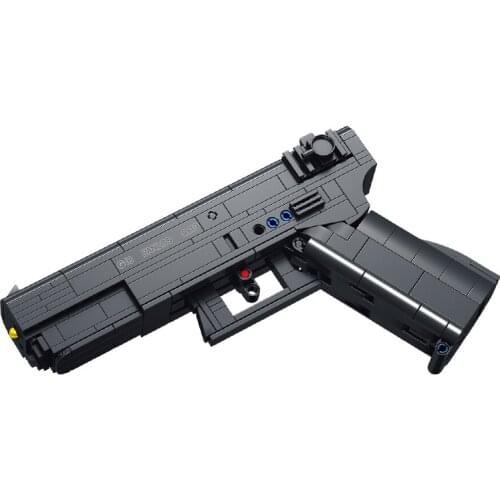 Military Weapons series G18 Automatic Submachine Pistol Gun Model Bricks Building Blocks Toys for Children Boy Kids Gifts 336Pcs