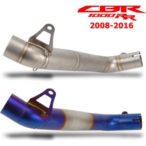 CBR1000RR 2008-2016 Slip-on exhaust muffler middle link pipe 60mm section adapter connectio escape for Honda cbr1000rr 2008-2016