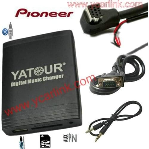 Yatour Digital Music Car Audio USB Interface Adapter Changer For Pioneer Head Units DEH-P900 KEH-P6200-W MEH-P055 DEH-88 Player