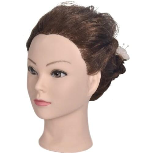 Hair Mannequin Head Cosmetology Manikin Practice Head Doll Head