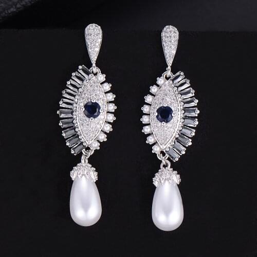 LARRAURI 2019 Luxury Pendant Crystal Statement Earrings Jewelry Earrings Full of Rhinestone Crystal Drop Earring Design Gifts