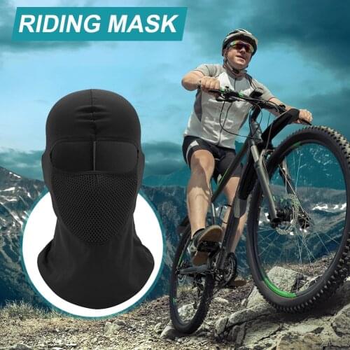 Motorcycle Full Cover Face Mask Cycling Balaclava Hat Lycra Outdoor Ski CS Balaclava Neck Gaiter